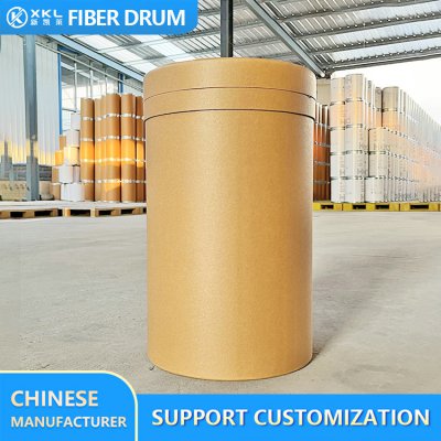 Circular kraft paper solid fiber drum