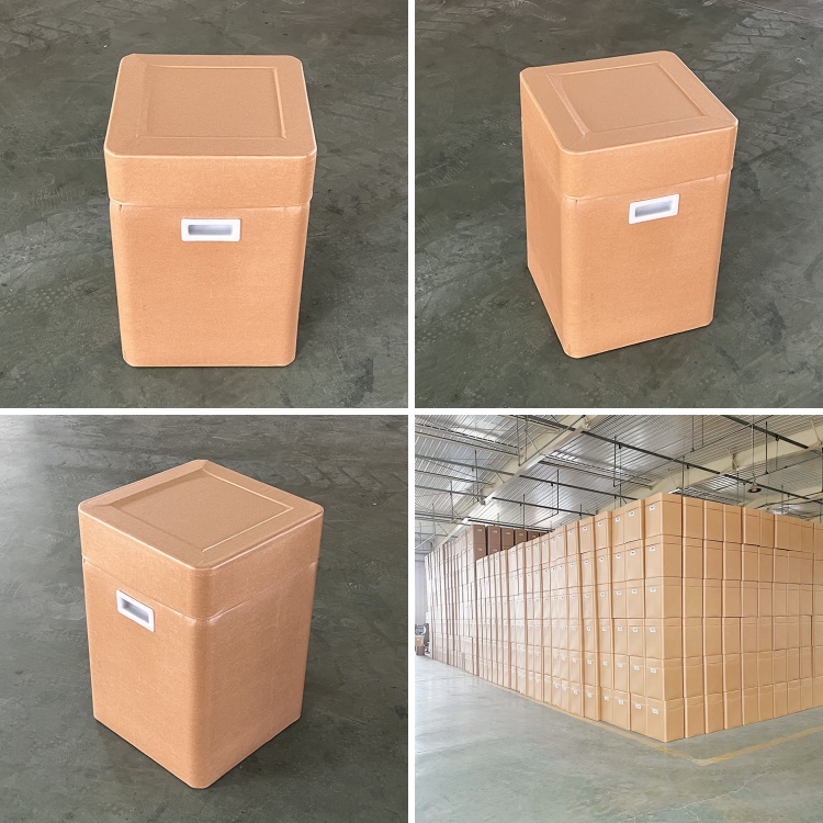 Square kraft paper solid fiber drum