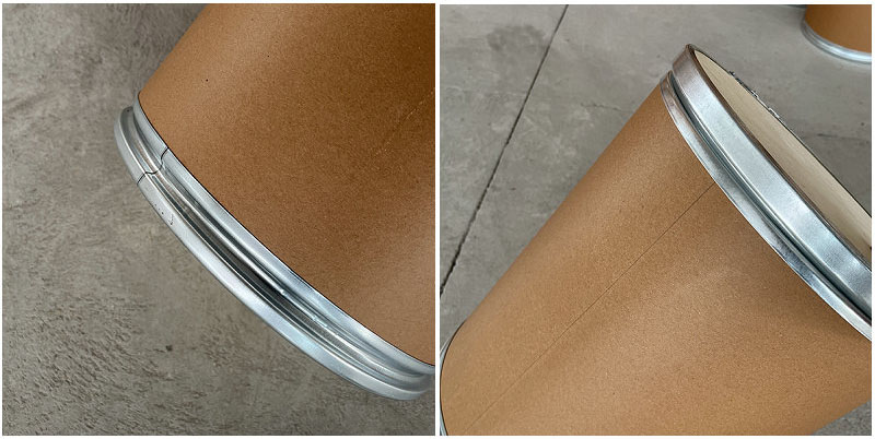 φ45xh70 Metal hoop kraft paperboard fiber drum