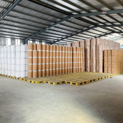 fiber drum finished goods warehouse