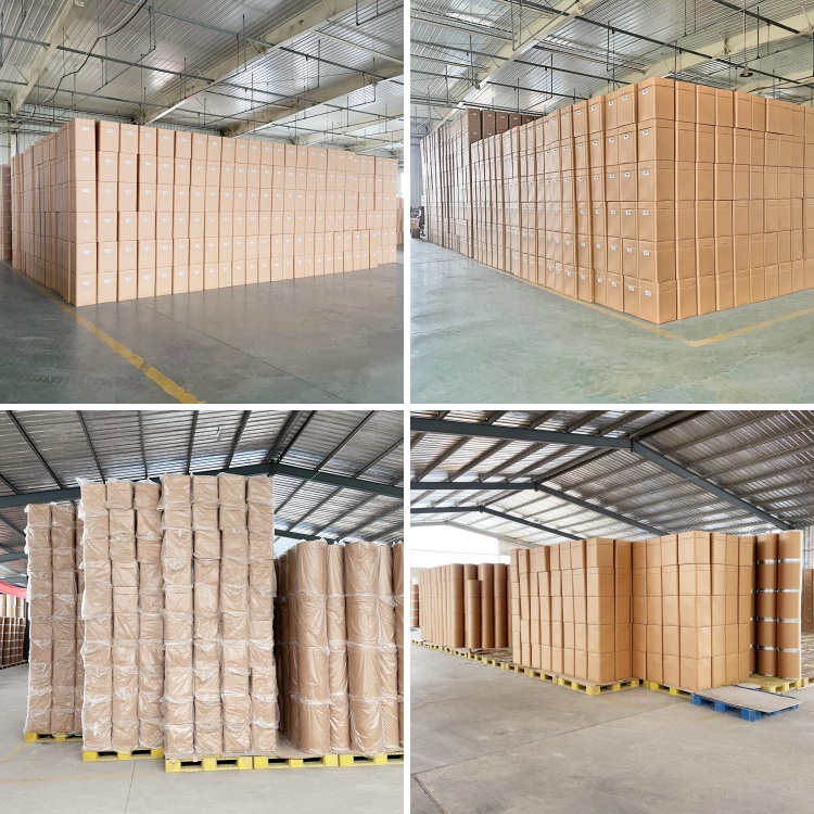 Square fiber drum finished goods warehouse